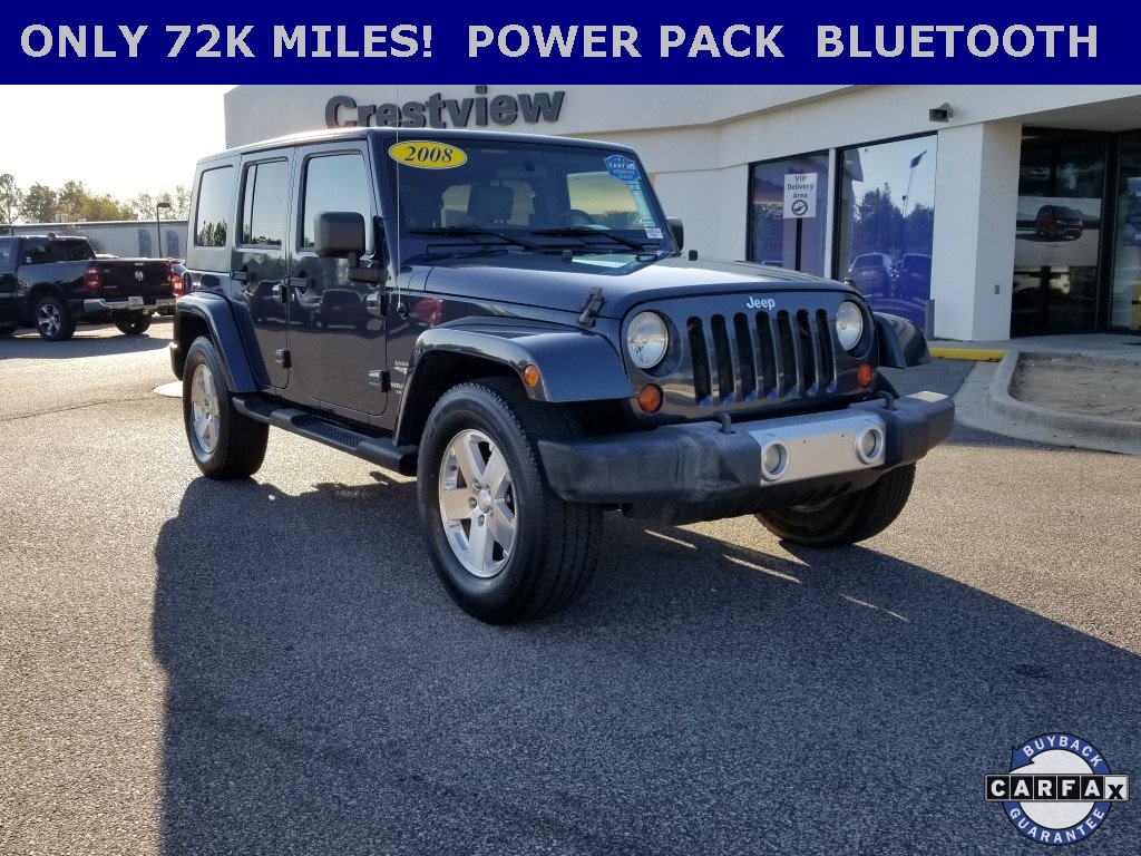 Pre Owned 2008 Jeep Wrangler Unlimited Sahara 4wd
